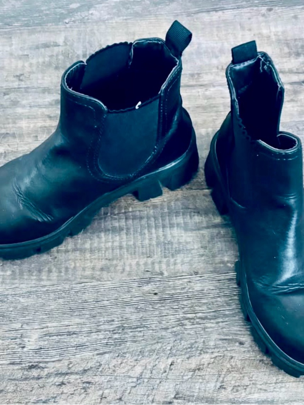 Women’s Black Chelsea Boots - Comfort Slip-On Ankle Shoes - Picture 3 of 7